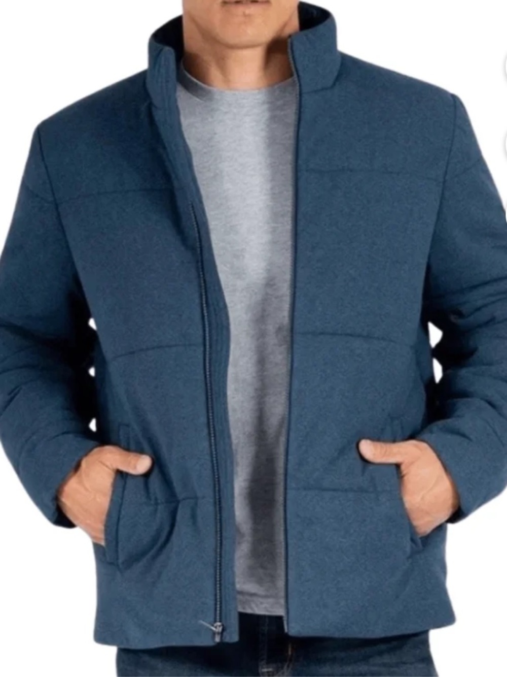 Soybu Navy Puffer‎ Coat Size L